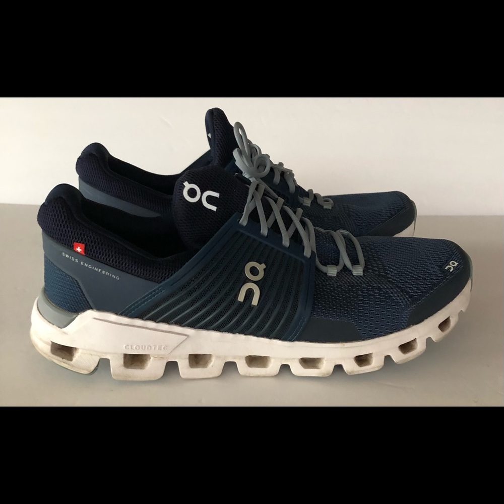 On Cloud Mens On Cloud Swift Navy/White 10 - image 2
